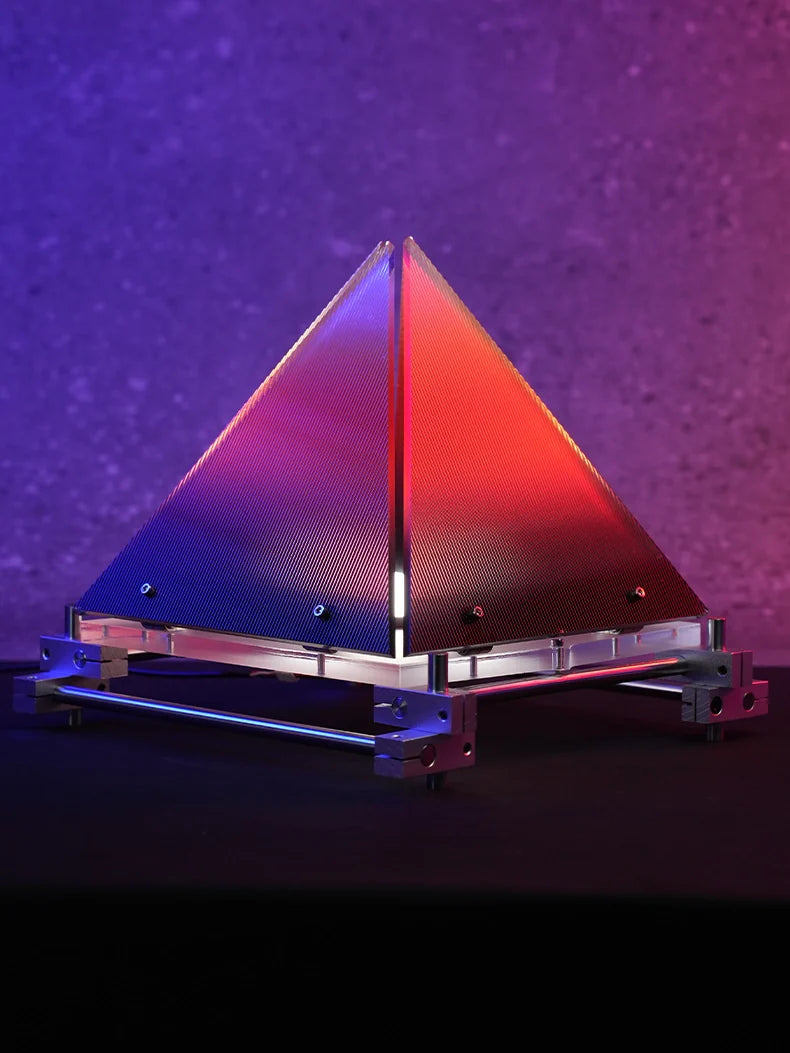 Sunset Pyramid-Style Optical Axis Acrylic Ambient Lamp