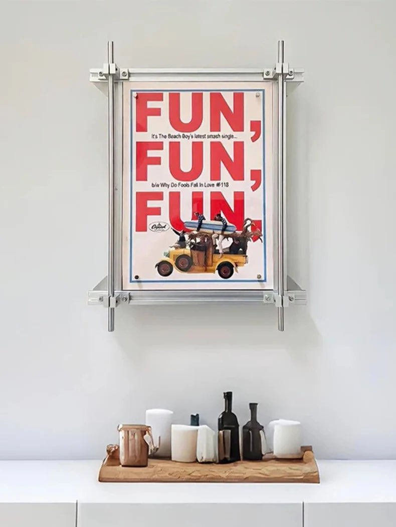 Optical Axis LED Photo Frame - Wall-Mountable and Desktop Display